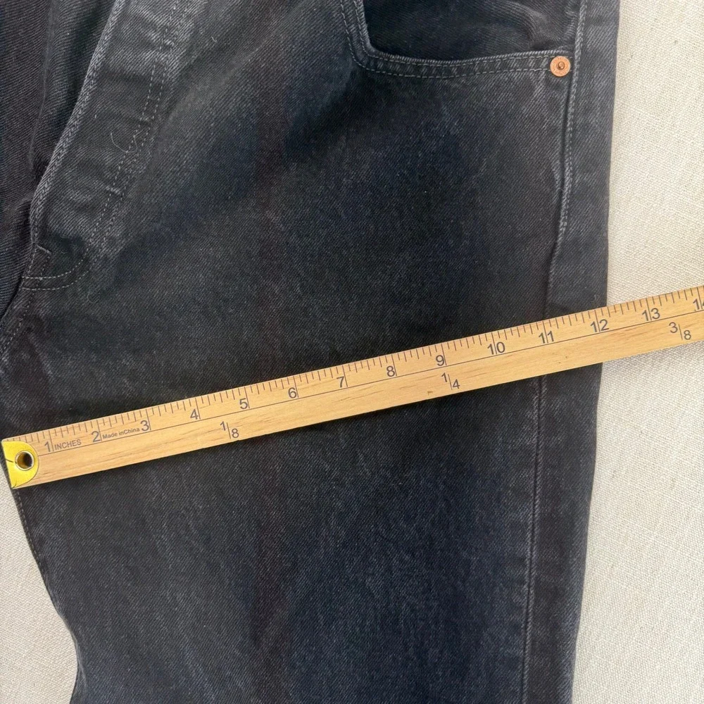 Levi's 501‎ Original Fit Black Jeans Men's 36x32 Button Fly 100% Cotton